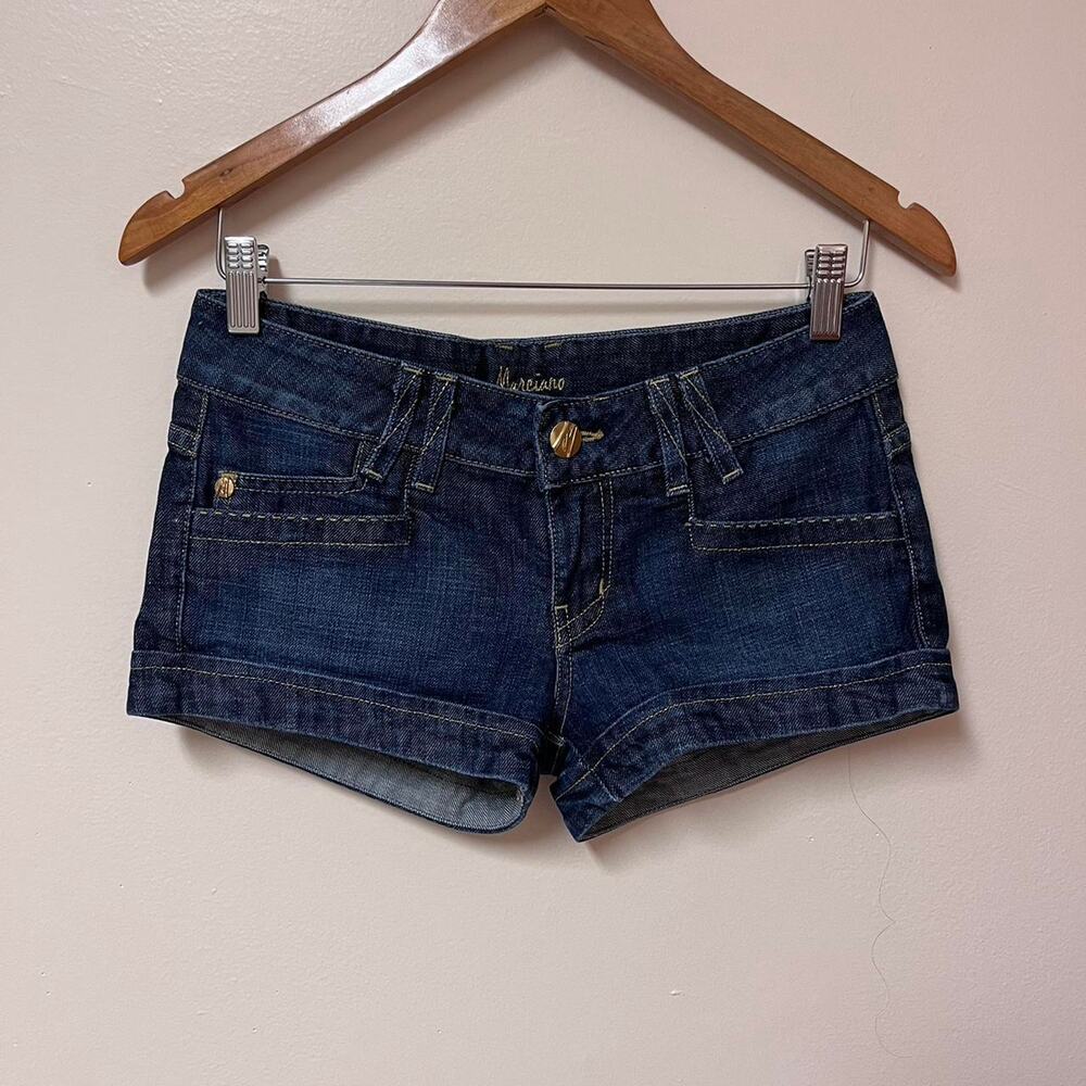 Marciano denim mini shorts